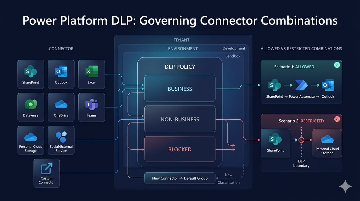 Power Platform DLP: Governing Connector Combinations
