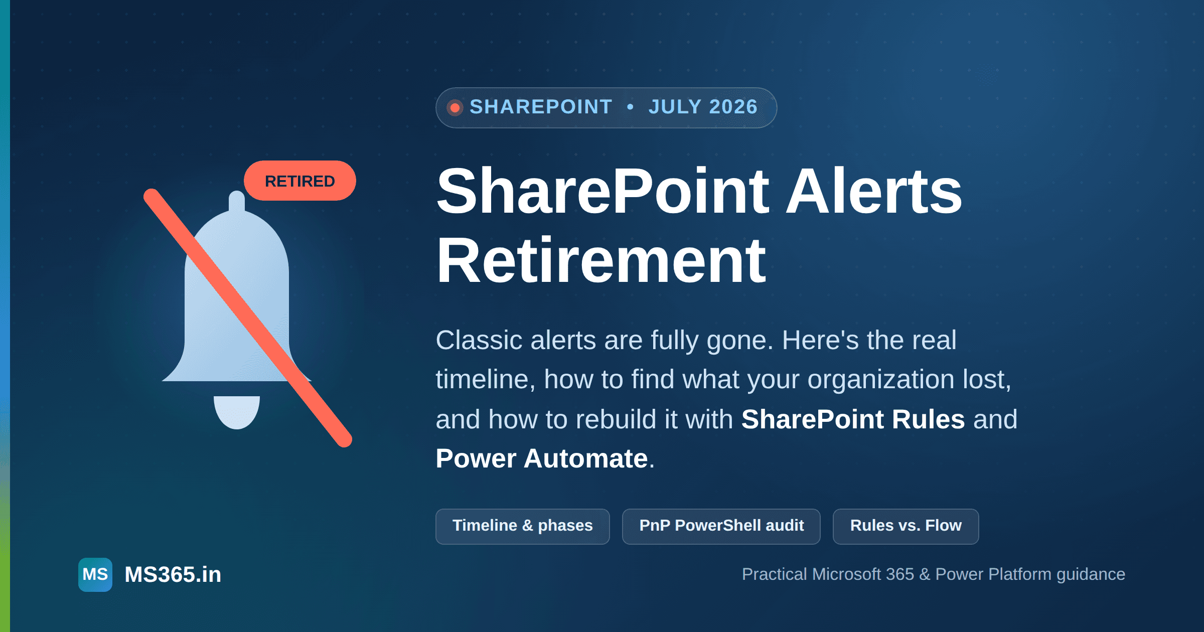 SharePoint Alerts Retirement: What Changed and What to Build Instead